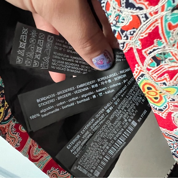 Zara Rare Limited Edition Fully Embroidered Jacket - Picture 15 of 16